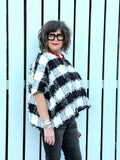 Checkered Fringe Top
