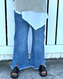 Risen Wide Leg Jeans