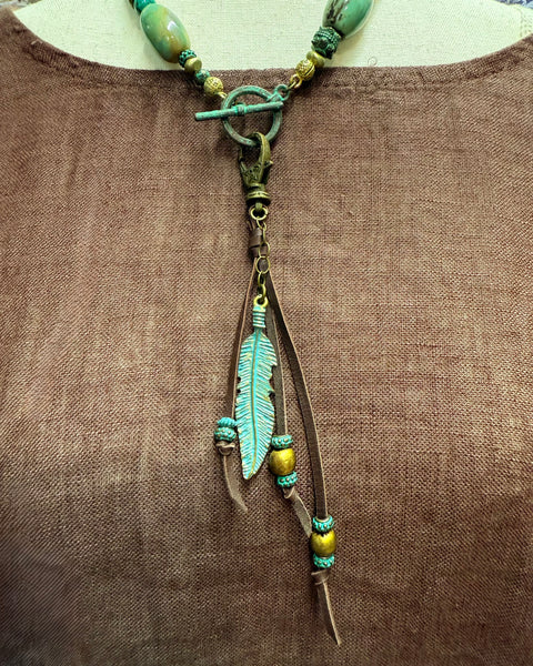 Spirit Feather Necklace