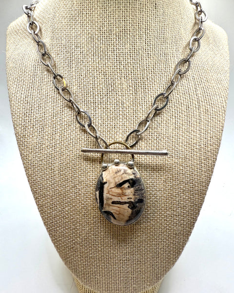 Palm Root Pendant Necklace
