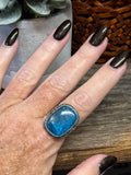 Blue Apatite Ring