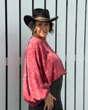 Luna Crop Top Raspberry