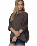 Chic Mesh Batwing