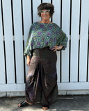 Crepe Sari Poet Top