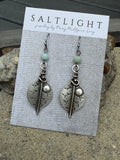 Amazonite and Leaf