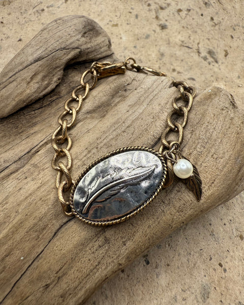 Feathered Grace Bracelet