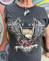 Stay Wild Vintage Graphic Dress