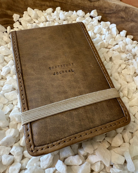 Leather Gratitude Journal