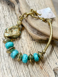 Gold and Turquoise