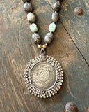 Astro Cancer Medallion Necklace