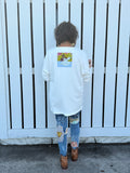 Buddha Love White/Purple Frida Sweatshirt