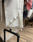 Fringe Split Hem Skinnies