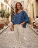 Everyday Linen Crop Top