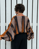 Luna Crop Top - Desert Stripe