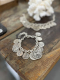 Coin Charm Bracelet