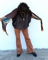 Copper Glow Flare Pants