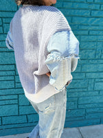 Rebel Denim Stitch Knit