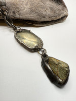 Twin Relic Drop Necklace