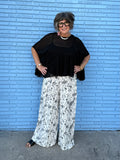 Floral Sketch Pants