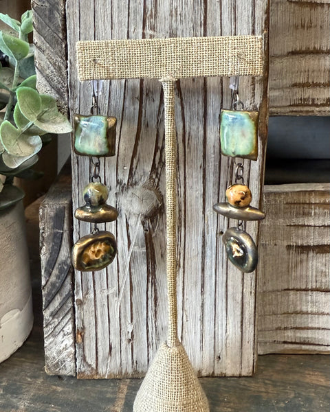 Earth + Ether Artisan Dangle Earrings