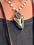 Artisan Shell & Agate Necklace