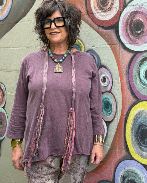Plum Aura Top