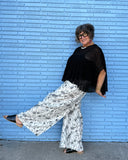 Floral Sketch Pants