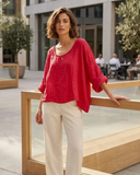 Everyday Linen Crop Top