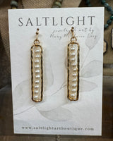 Lustrous Line Earrings