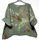Floral Linen Top