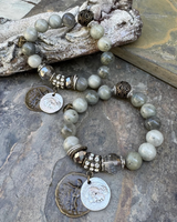 Imperial Glow Bead Bracelet