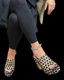 Mosaic Block Heel Shoes
