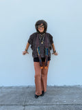 Copper Glow Flare Pants