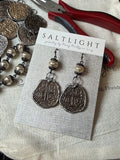 Rustic Coin Dangles