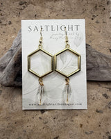 Honeycomb Prism Earrings