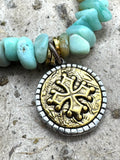 Amazonite and Cross