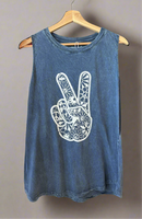 Peace Vintage Wash Tank