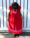 Electric Bloom Maxi Dress