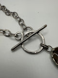 Fossil Fire Toggle Necklace