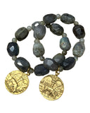 Labradorite Coin