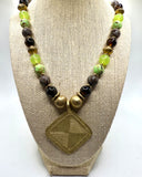 Golden Horizon Statement Necklace