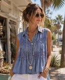 Sleeveless Denim