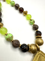 Golden Horizon Statement Necklace