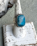 Blue Apatite Ring