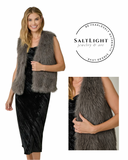 Sparkle and Fur Vest
