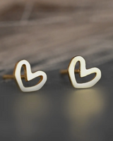 Dainty Heart Studs