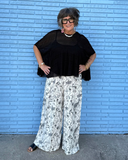 Floral Sketch Pants
