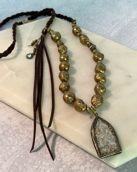 Gold Baroque Pearls