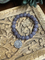 Violet Agate & Coin