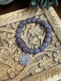 Violet Agate & Coin